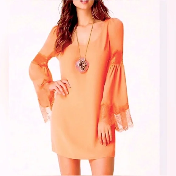 bebe orange lace dress Shop the Celaena Maxi Dress - Orange